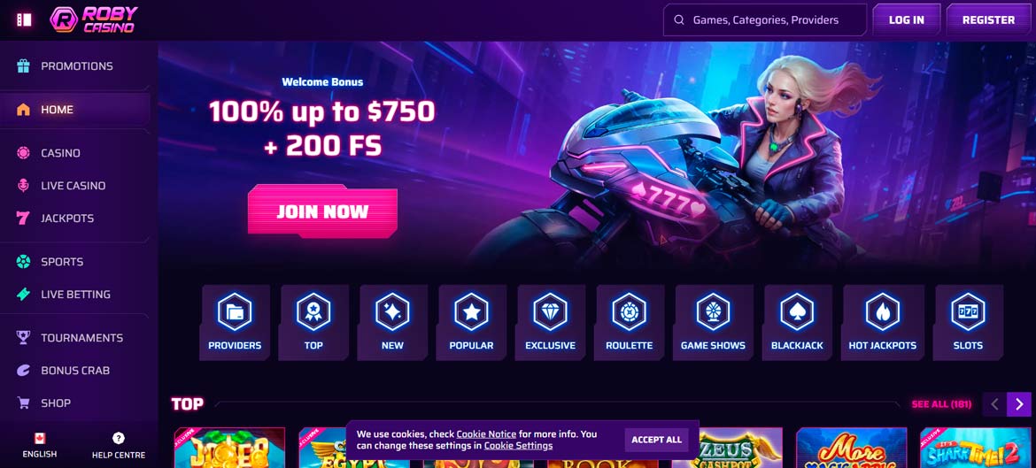 Roby Casino online casino site
